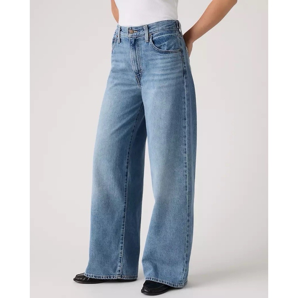 Levis Women's Jeans Cinch Baggy Wide Leg Size 27